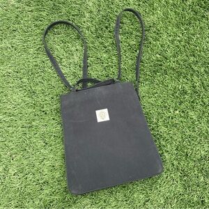 Vintage 90s Black Nylon Shoulder Bag/Backpack